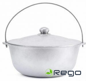 Alumīnija katls ar vāku 8L (BC-12-008-1)