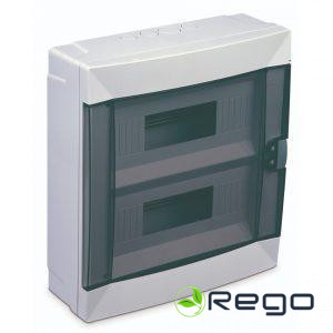 Sadales kārba Makel, 24-viet., IP40, ar caursp. durvīm, v/a