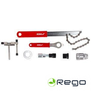 Dedra 06F300 Velosipēda remonta komplekts 7 detaļas