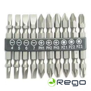 Dedra 18A07S13 Skrūvgriežu uzgaļi 65mm: SL4/5/6/7,PH1/2/3,PZ1/2/3