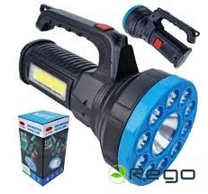 Tiross JX-1506C  Uzlādējams lukturis 10led+COB