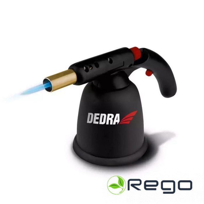 Dedra 31A010 Gāzes lodlampa ar PIEZO aizdedzi, plastmasas korpus