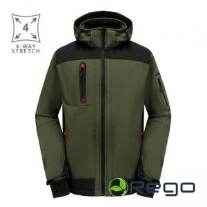 Pesso Softshell jaka ar kapuci Acropolis, green L ACROPOLISOGL