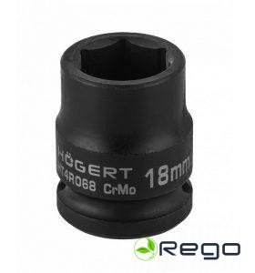 Hogert HT4R068 Īsā trieciena uzmava 1/2" 18mm, Cr-Mo tērauds