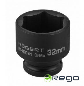 Hogert HT4R081 Triecienmuciņa 1/2" 32mm īsā Cr-Mo tērauds