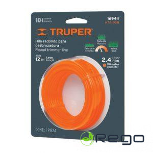 Truper Apaļā trimmera aukla 2,4 mm / 12 m (HTA-95B)
