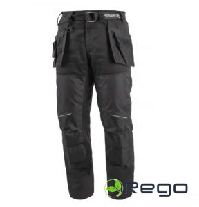 Hogert HT5K356-XL Darba bikses ar kabatām NEKAR melnas XL izmērs