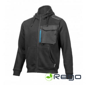 Hogert HT5K903-M Jaka ar kapuci THEO melna M izmērs