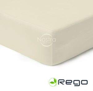 Satīna palags ar gumiju 160x200/30cm 00-0400 Light Cream