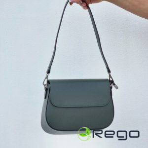 Soma sieviešu ādas mini smaragdzaļa