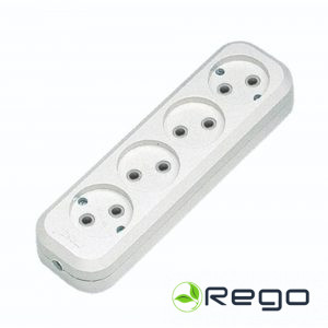 Rozešu bloks Makel, 4-viet., b/z, balts (0002192)