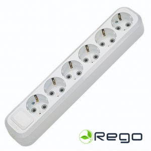 Rozešu bloks Makel, 6-viet., a/z, balts (0003408)