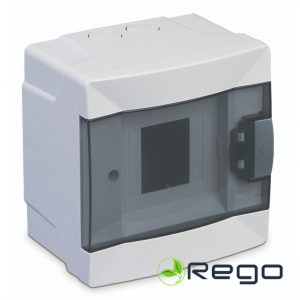 Sadales kārba Makel, 4-viet., IP40, v/a, ar caursp. durvīm (0004315)