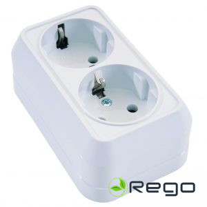 Rozete Makel, Siva, 2-viet., a/z, balts, v/a