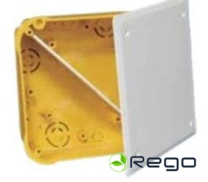 Nozarkārba KOPOS KOLIN, reģipšu, balts, 115x115x45mm, ar vāku