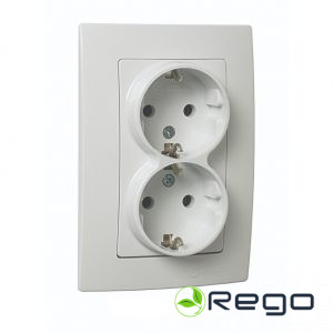 Rozete Makel Lillium Natural,Kare ,dubulta,a/z,balta