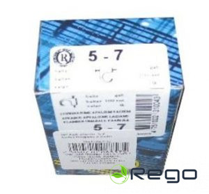 Stiprinājums apaļiem vadiem BP, KS, balts, 5-7mm, 2.0x20mm, (100)