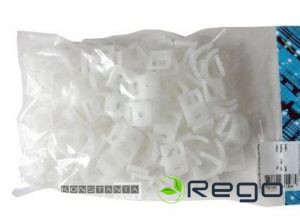 Siksnas stiprinājums BP, SS, balts, (100)