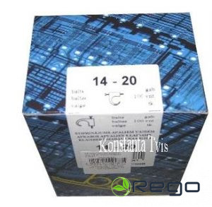 Stiprinājums apaļiem vadiem BP, KS, balts, 14-20mm, 2.0x30mm, (100)