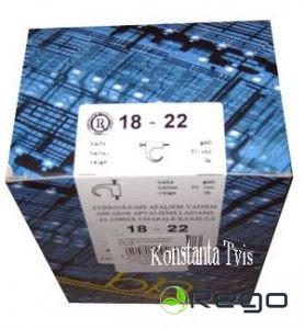 Stiprinājums apaļiem vadiem BP, KS, balts, 18-22mm, 2.0x35mm, (50)