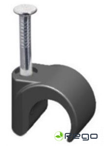 Stiprinājums apaļiem vadiem BP, KS, melns, 14-20mm, (10), (blister)