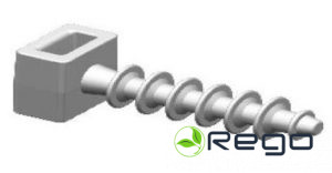 Dībelis savilcei BP, DS, balts, 6x30mm, (10), (blister)