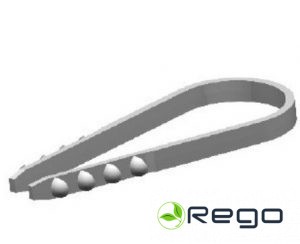 Dībelis-apskava BP, DA, balts, 3-13mm, (100) 0010612