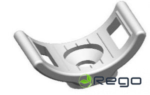 Siksnas stiprinājums BP, SS, balts, (10), (blister)