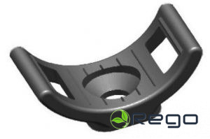 Siksnas stiprinājums BP, SS, melns, (10), (blister)