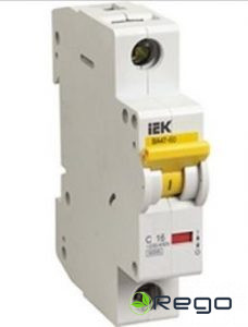 Automātiskais slēdzis IEK, 1C, 2A, 6kA