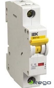 Automātiskais slēdzis IEK, 1C, 6A, 6kA