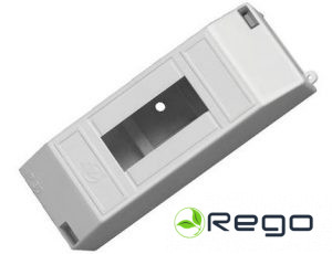 Sadalne IEK, 1/2-viet., IP20, v/a, 133x44x58mm, plastmasa