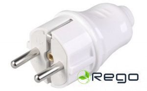 Kontaktdakša IEK, a/z, IP20, balts, plastmasa