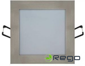 Panelis LED Brillight 6W 450lm 3000K hromēts