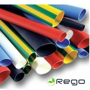 Caurule termo IEK, melna, 5.0/ 2.5mm