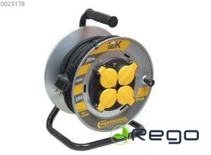 Spole pagarinātāja IEK 3x1.5mm2 20m 2P+PE