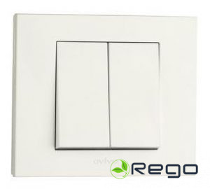 Slēdzis OVIVO , dub., GRANO , balts