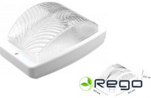 Plafons E27 KRAL bez režģiem Max 60W IP44