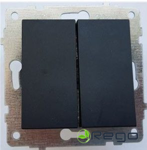 Slēdzis Ovivo, dub., (mehānisms), melns