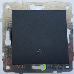 Slēdzis Ovivo, taust., (mehānisms), melns