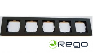 Rāmis Ovivo, 5-viet., GRANO, melns