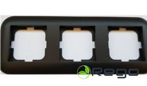 Rāmis Ovivo, 3-viet., LOFT, melns