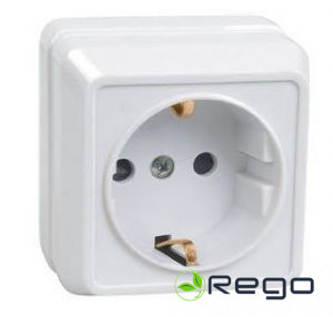 Rozete IEK, OKTAVA, a/z, krēmkrāsa, v/a, (30)