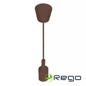 Piekarināmā lamps E27, HOROZ., VOLTA, brūna