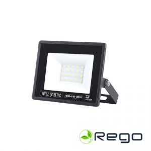 Prožektors, LED, Horoz, ASLAN, 30W, 3380lm, 6400K, IP65, melns