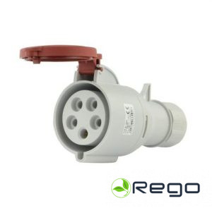 Kontaktligzda ar vāku 32A,3P+N+E,IP44