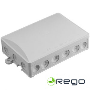 Nozarkārba virsapmetuma IP54 90x130x40mm pelēka (0026771)