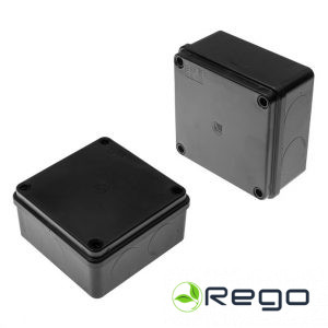 Nozarkārba S-BOX, IP65, melna, v/a, 100x100x50mm (0026779)