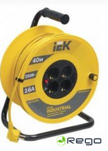 Spole pagarinātāja IEK 3x1.5mm2 40m 2P+PE