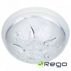 Plafons E27 Horoz UFO 60W WIND ROSE balts